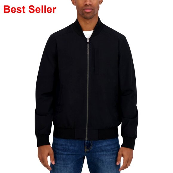 Lightweight Bomber Jacket Wind Water-Resistant Regular Big Tall Sizes